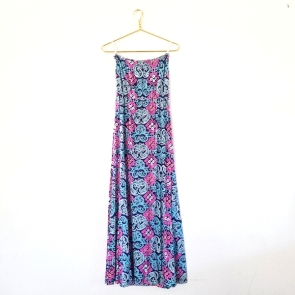 LILLY PULITZER Marlisa Maxi Dress Behind the Gate Strapples - Picture 4 of 7